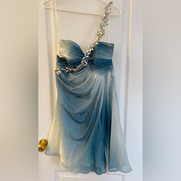 Ombre Strapless Dress - Picture 1 of 4